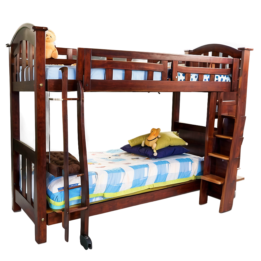 Bunk Bed With Stairs Png Fwx