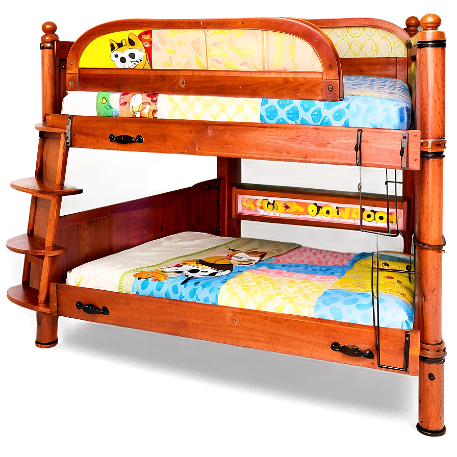 Bunk Bed With Stairs Png Twn