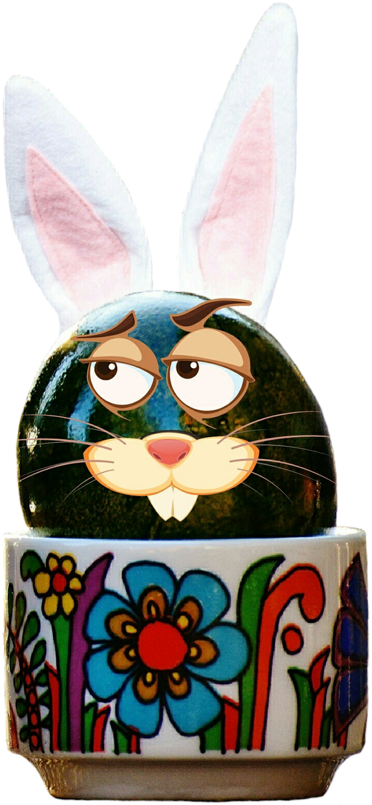 Bunny Ears Easter Egg Cup