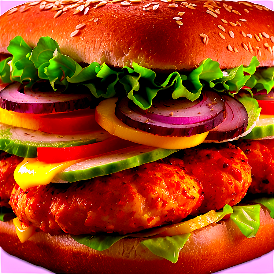 Burger King Grilled Chicken Sandwich Png 05212024