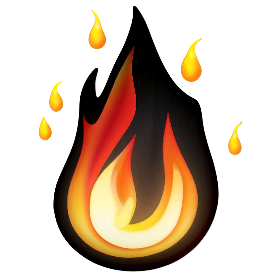 Burning Fire Emoji Creation Png 05042024