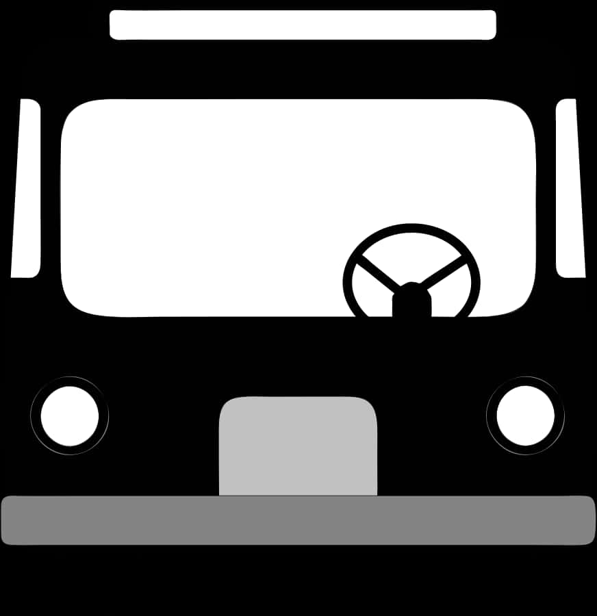 Bus Front View Icon