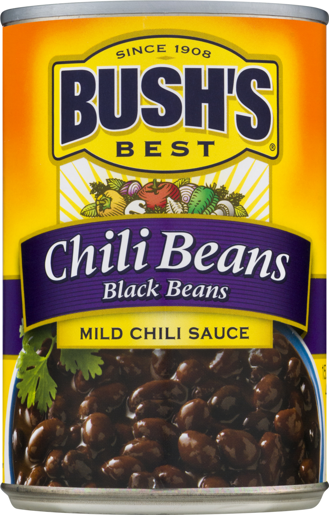 Bushs Best Chili Beans Black Beans Mild Chili Sauce