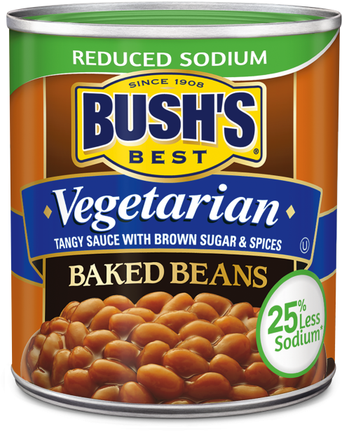 Bushs Best Vegetarian Baked Beans Reduced Sodium