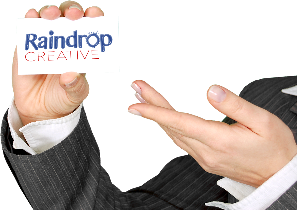 Business Card Presentation Raindrop Creative