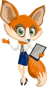 Business Foxwith Tablet