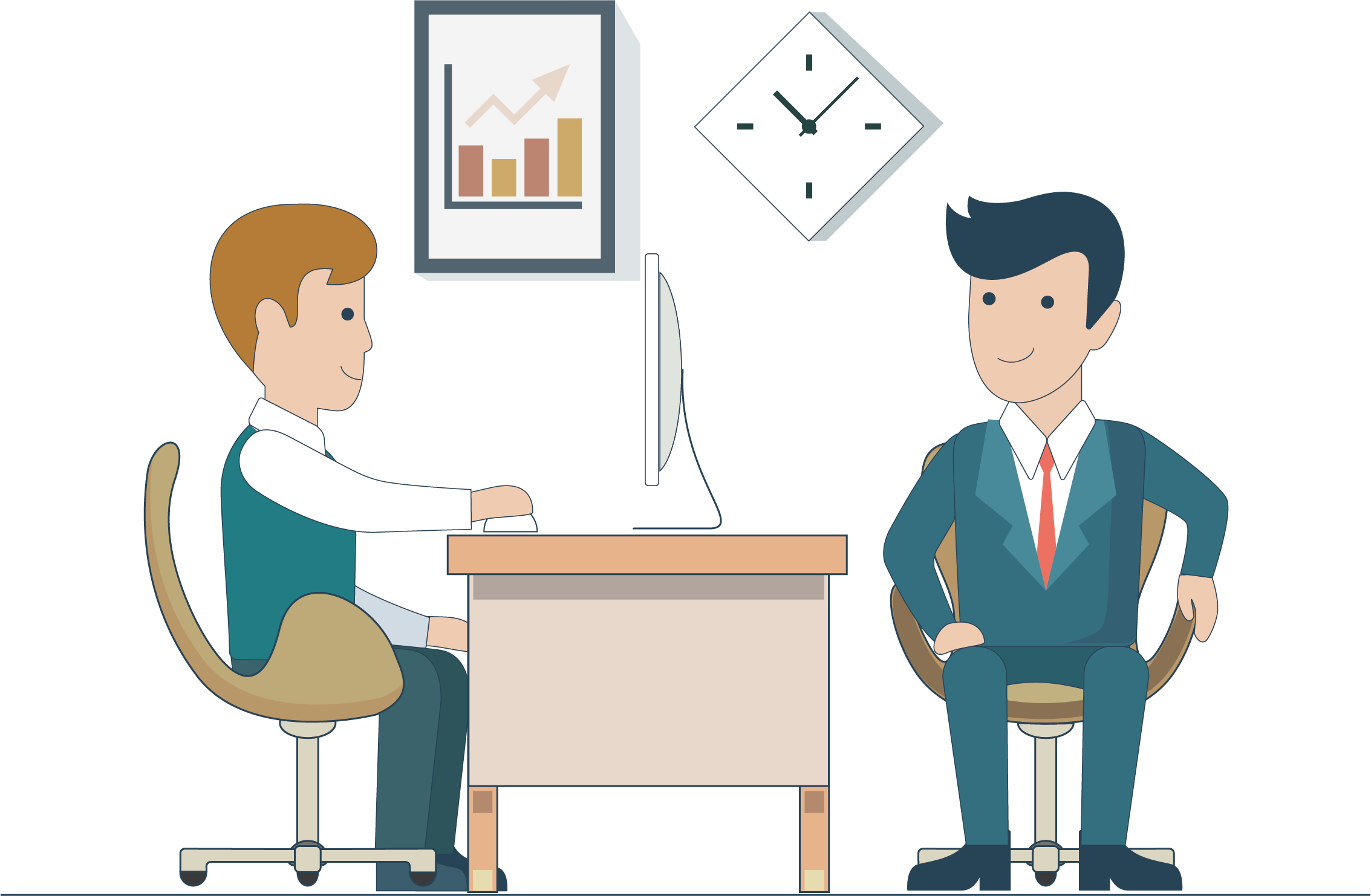 Business Meeting Animated Characters