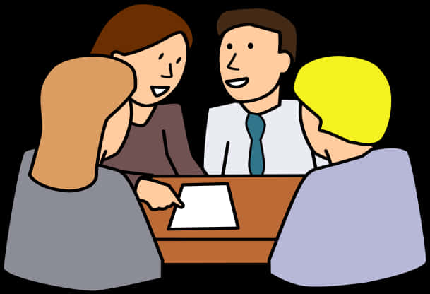 Business Meeting Cartoon