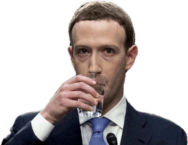 Businessman Drinking Water