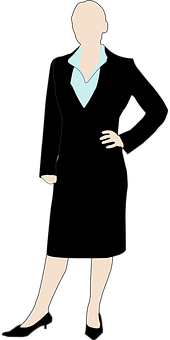 Businesswoman Silhouette Graphic