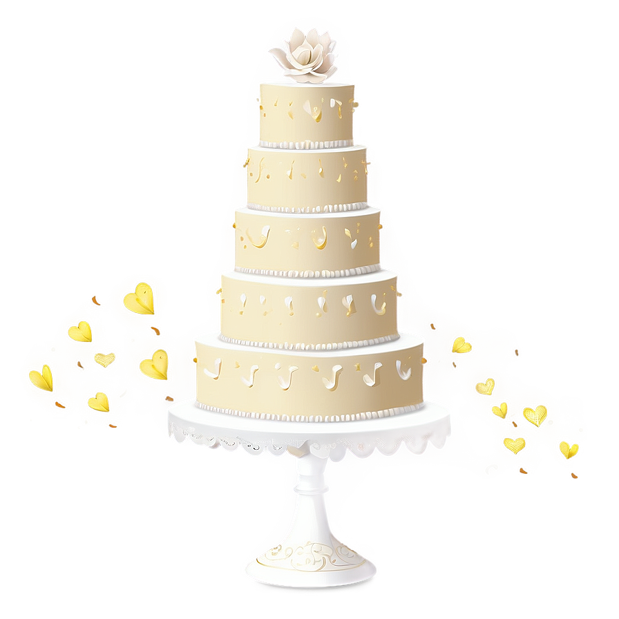 Buttercream Wedding Cake Png 90