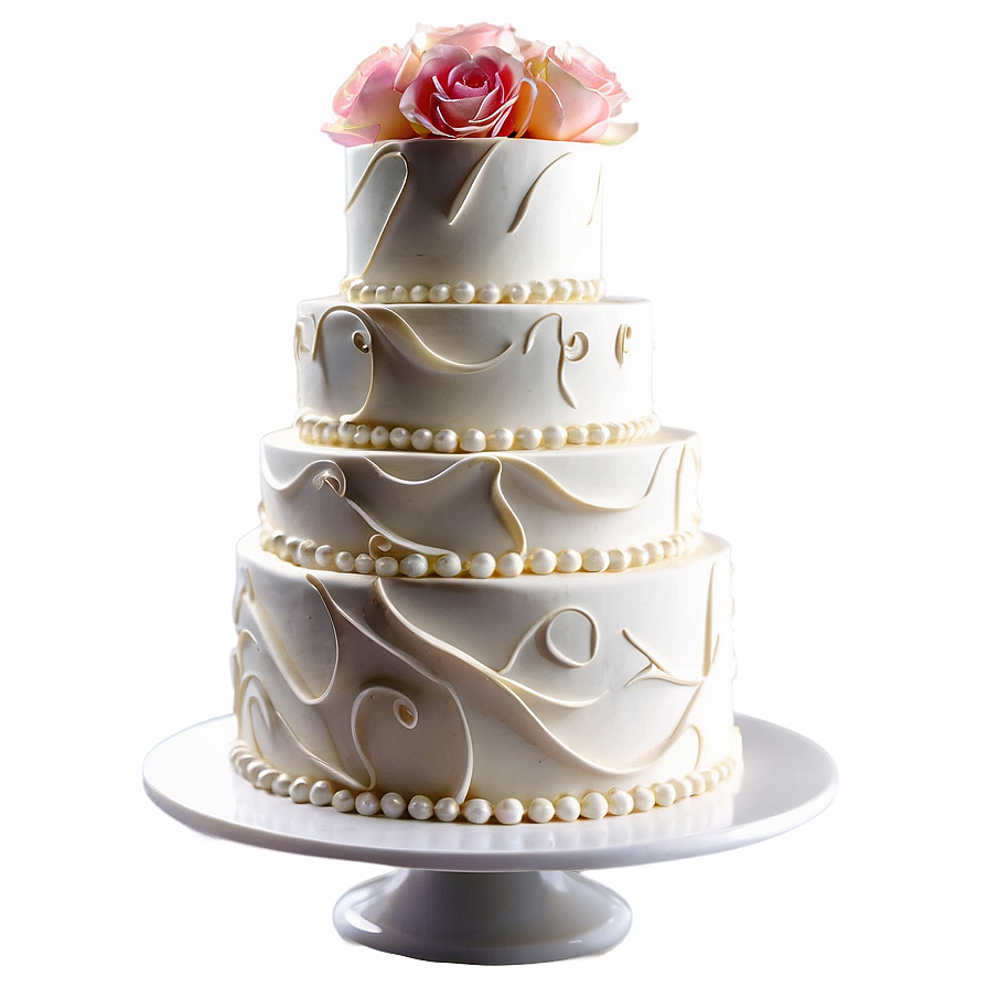 Buttercream Wedding Cake Png Pao