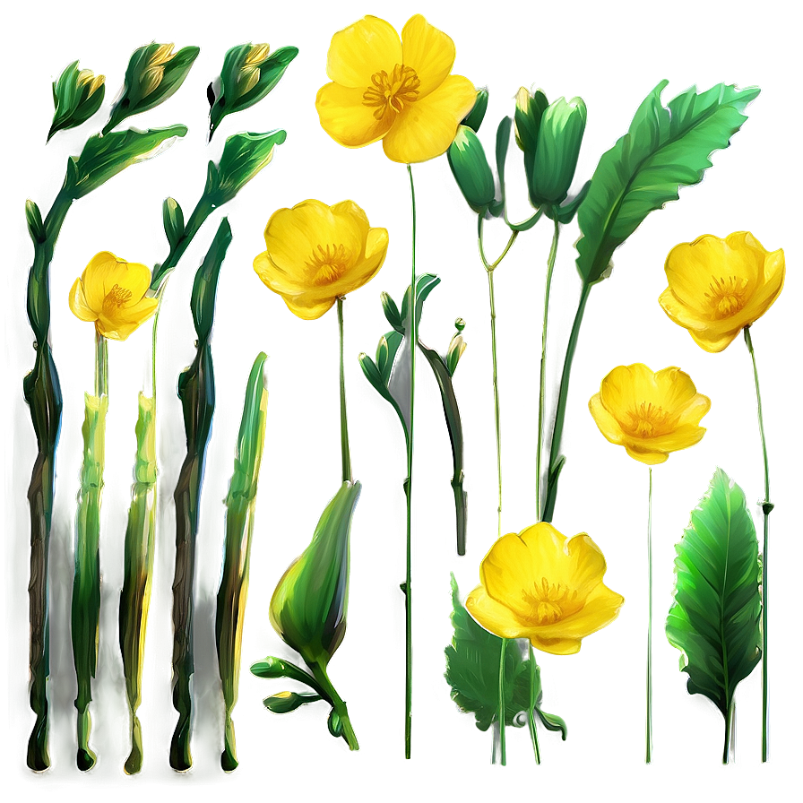 Buttercup Garden Png 66