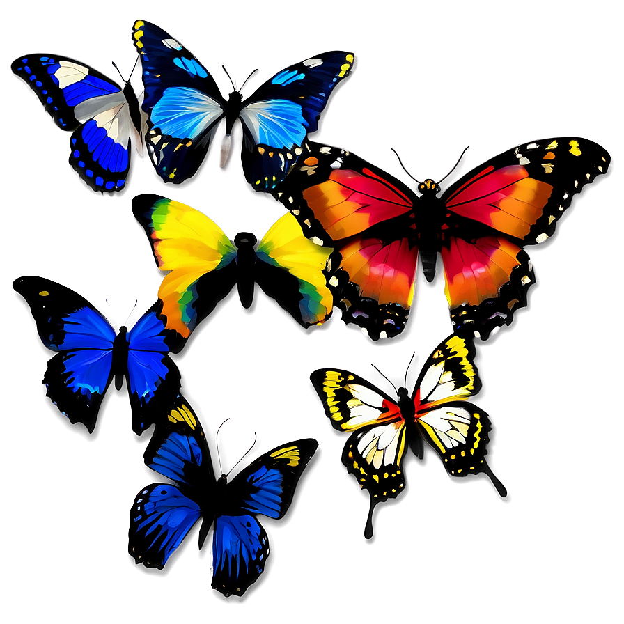 Butterfly Collection Set Png 04292024