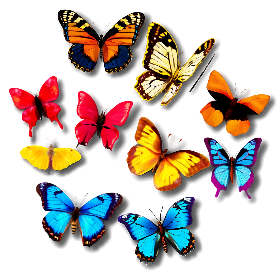 Butterfly Collection Set Png 04292024