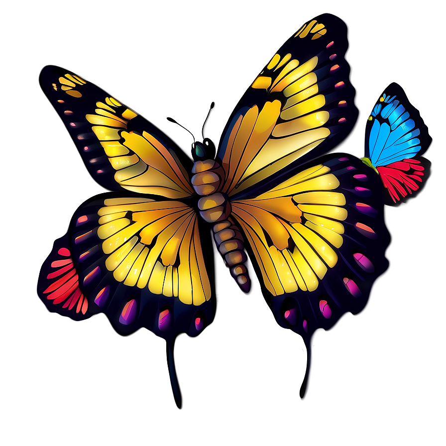 Butterfly Illustration Png 04292024