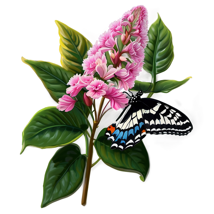 Butterfly In Bloom Png Acu74