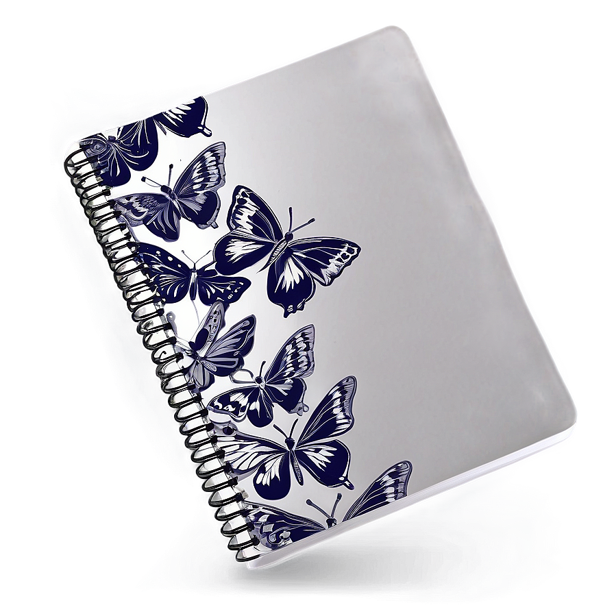 Butterfly Notebook Cover Png Aoa14