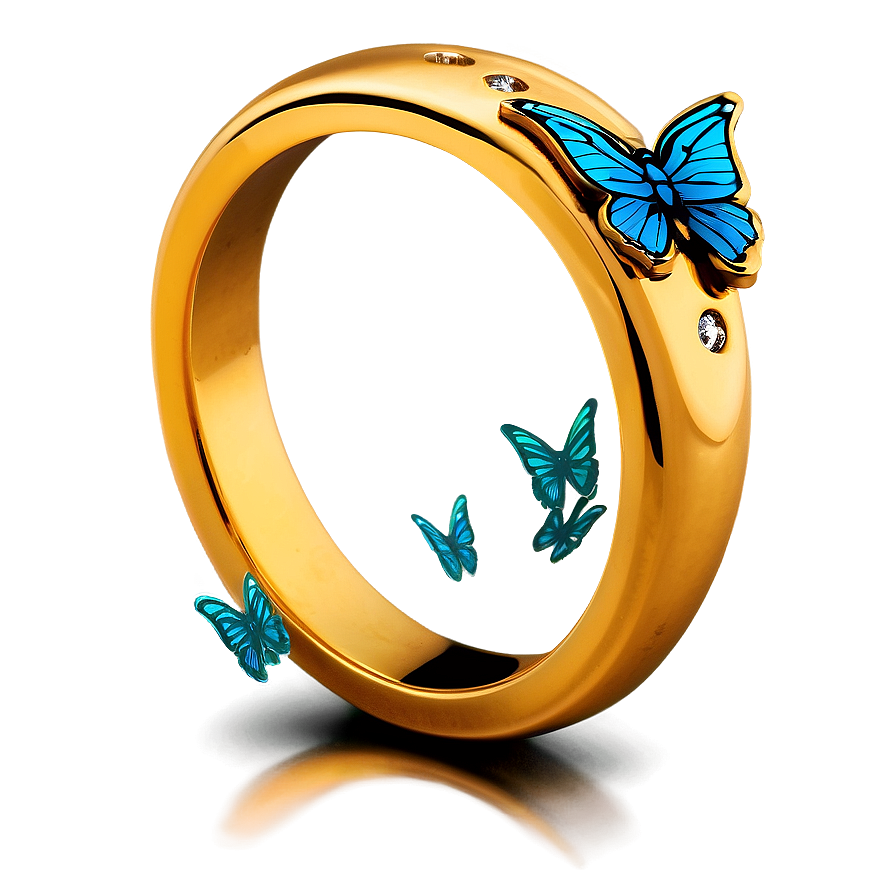 Butterfly Ring Png Qny