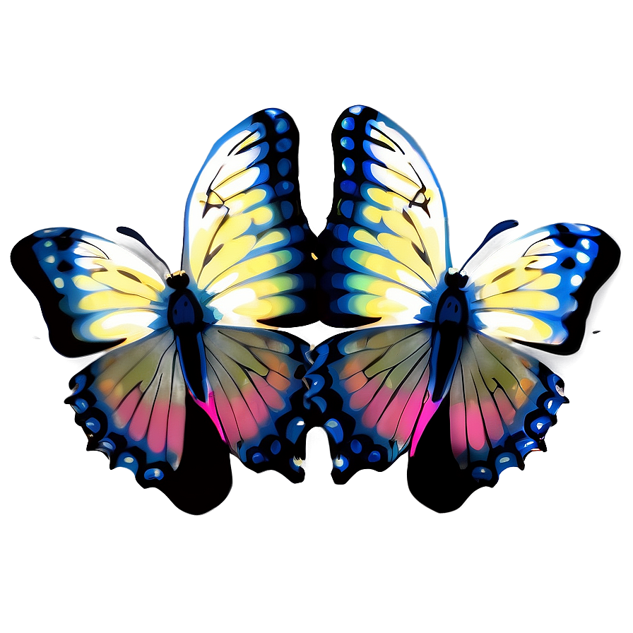 Butterfly Silhouettes Png 9