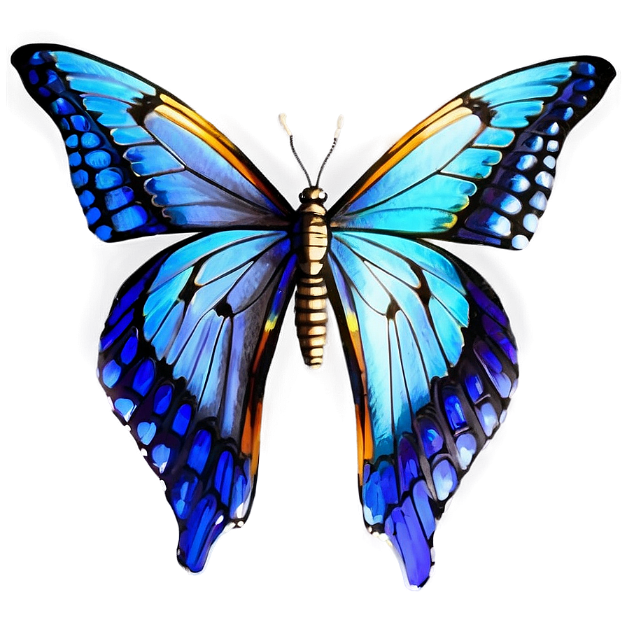 Butterfly Wings Spread Png Dxs87