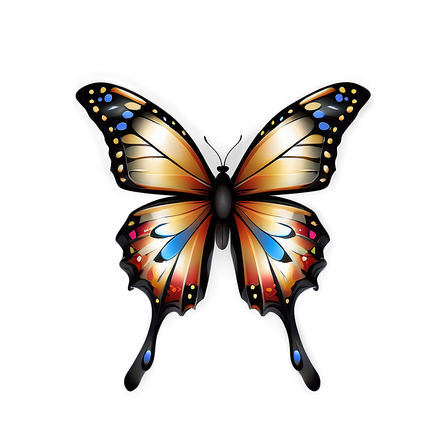 Butterfly With Transparent Background Png Jfg6