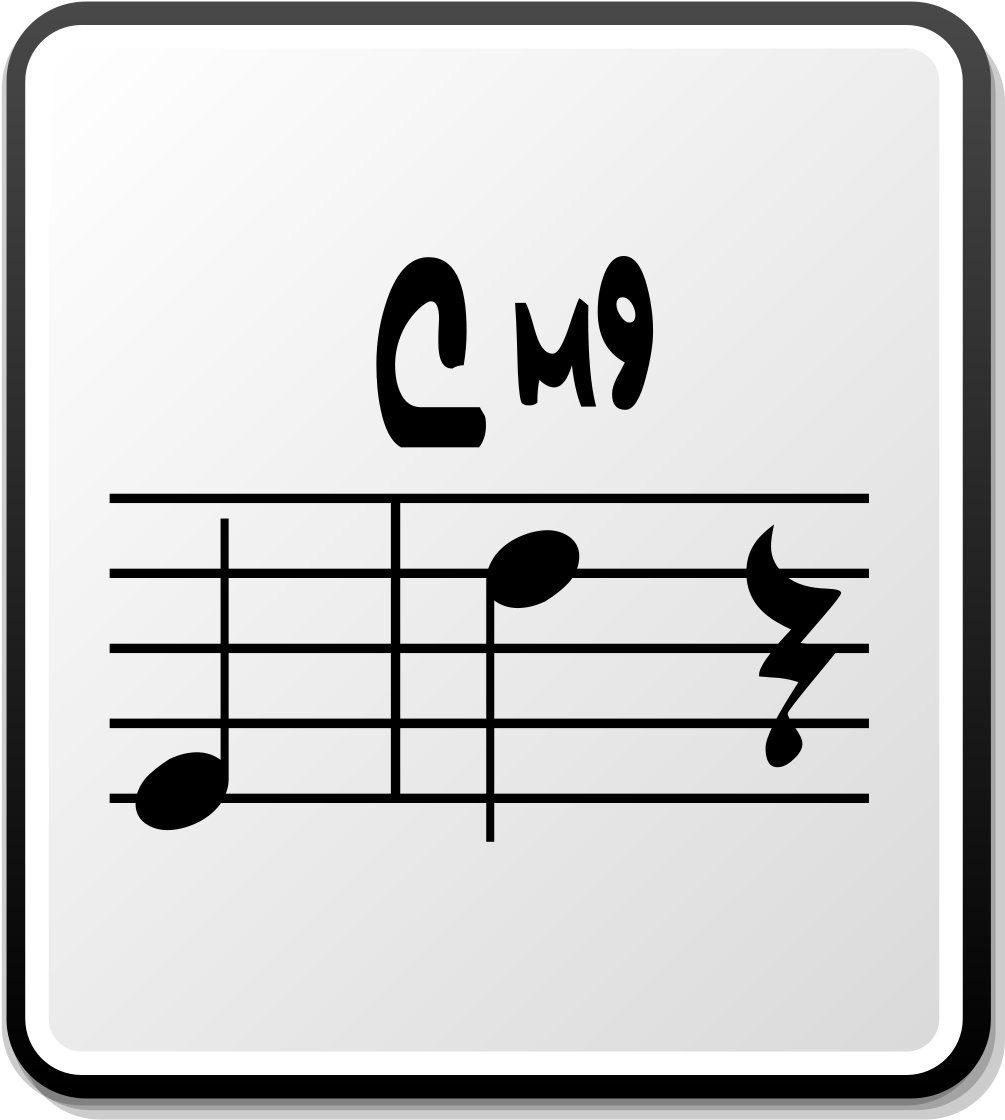 C M9 Music Chord Notation
