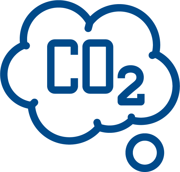 C O2 Cloud Icon
