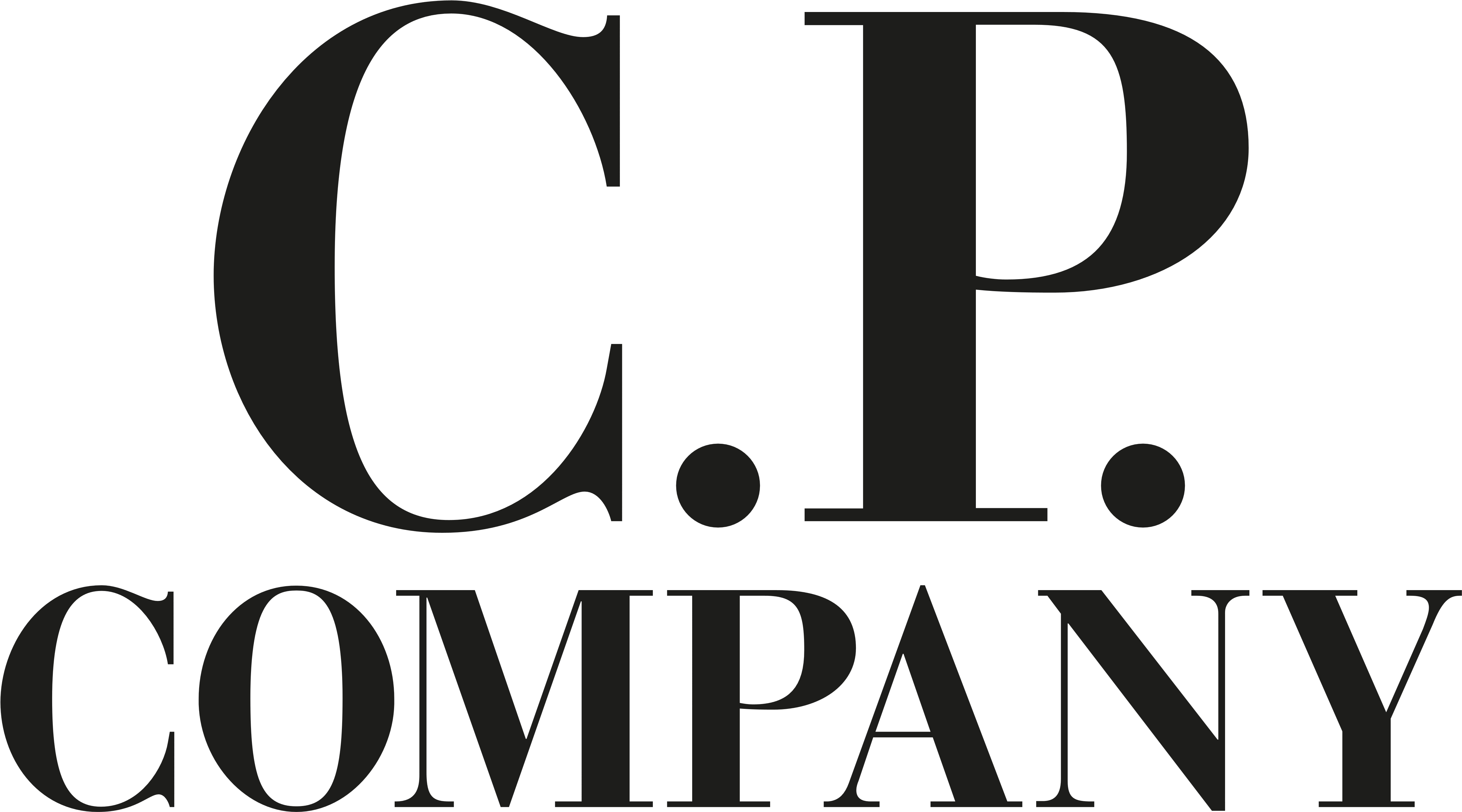 C P Company Logo Blackon Transparent