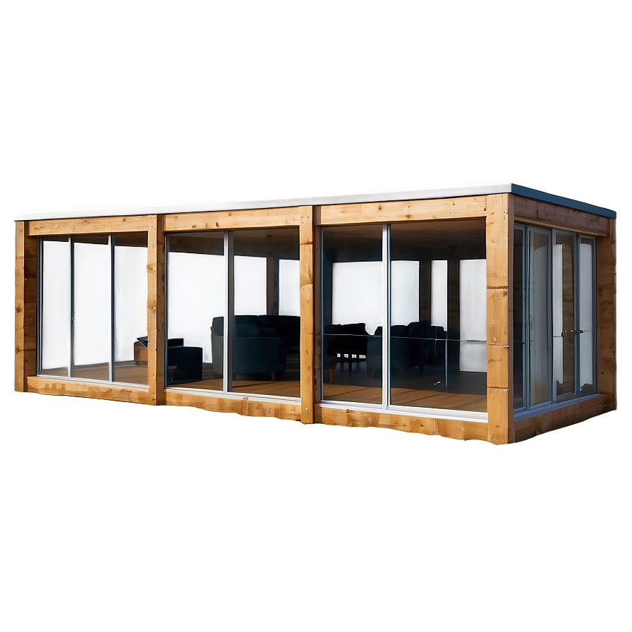 Cabin With Glass Walls Png 49