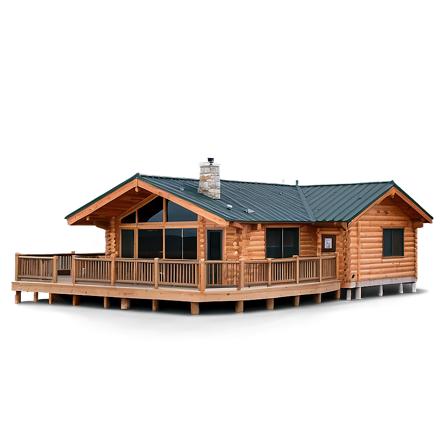 Cabin With Wraparound Deck Png Ltp6