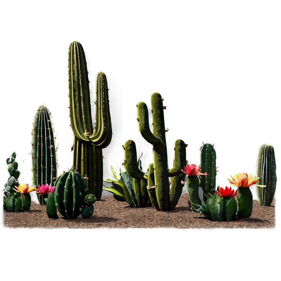 Cactus Garden Png 05032024