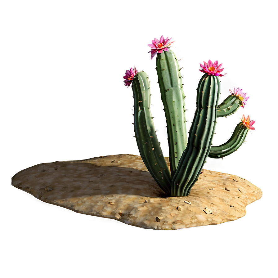 Cactus In Desert Png 05032024