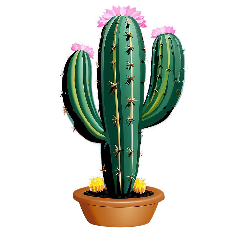 Cactus Outline Png 29