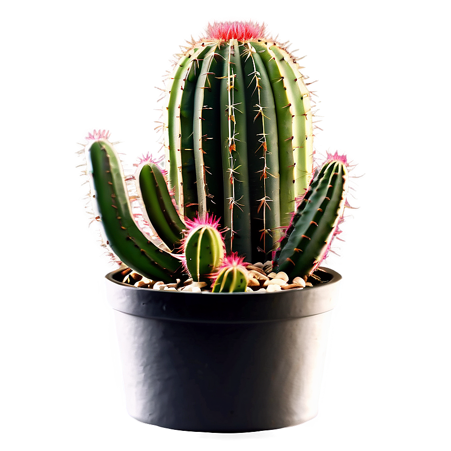 Cactus Potted Plants Set Png Lrv