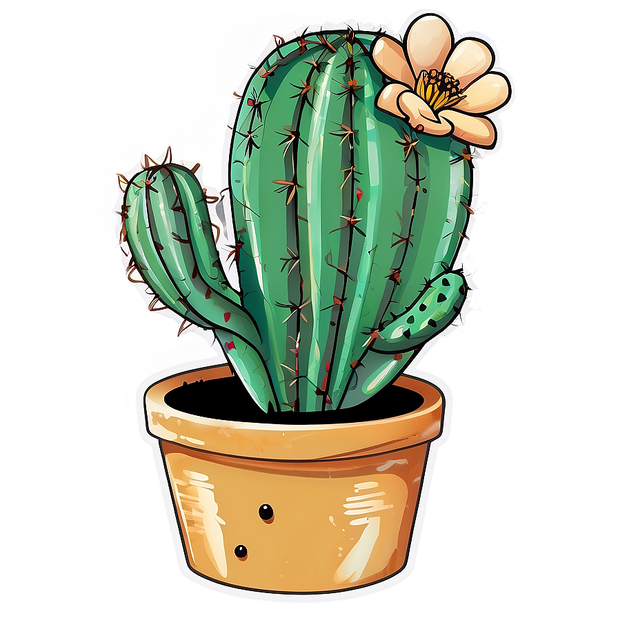 Cactus Sketch Png Ujl95