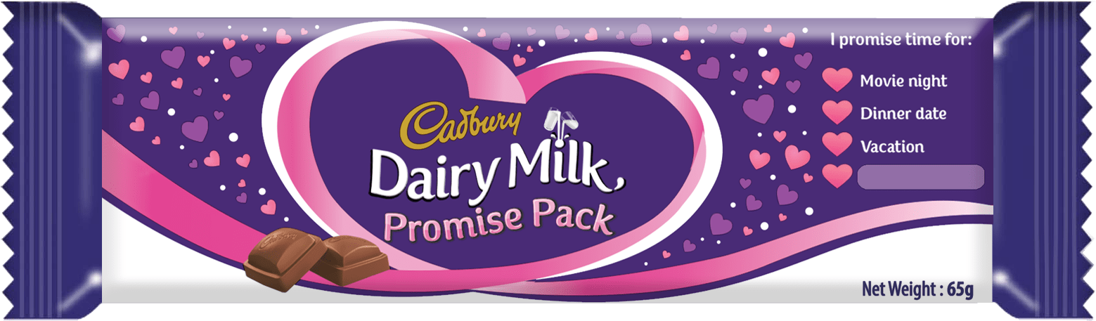 Cadbury Dairy Milk Promise Pack Design