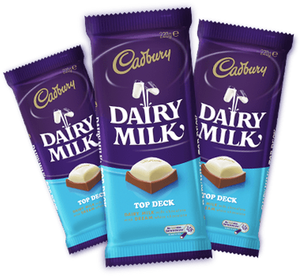 Cadbury Dairy Milk Top Deck Chocolate Bars