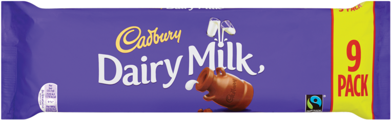 Cadbury Dairy Milk9 Pack Chocolate Bars