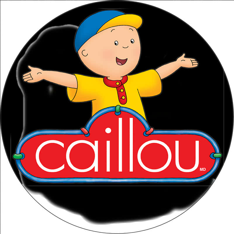 Caillou Animated Character Logo