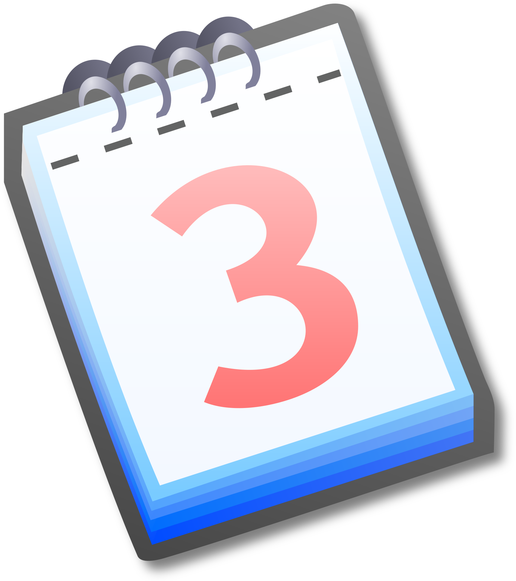 Calendar Iconwith Number3
