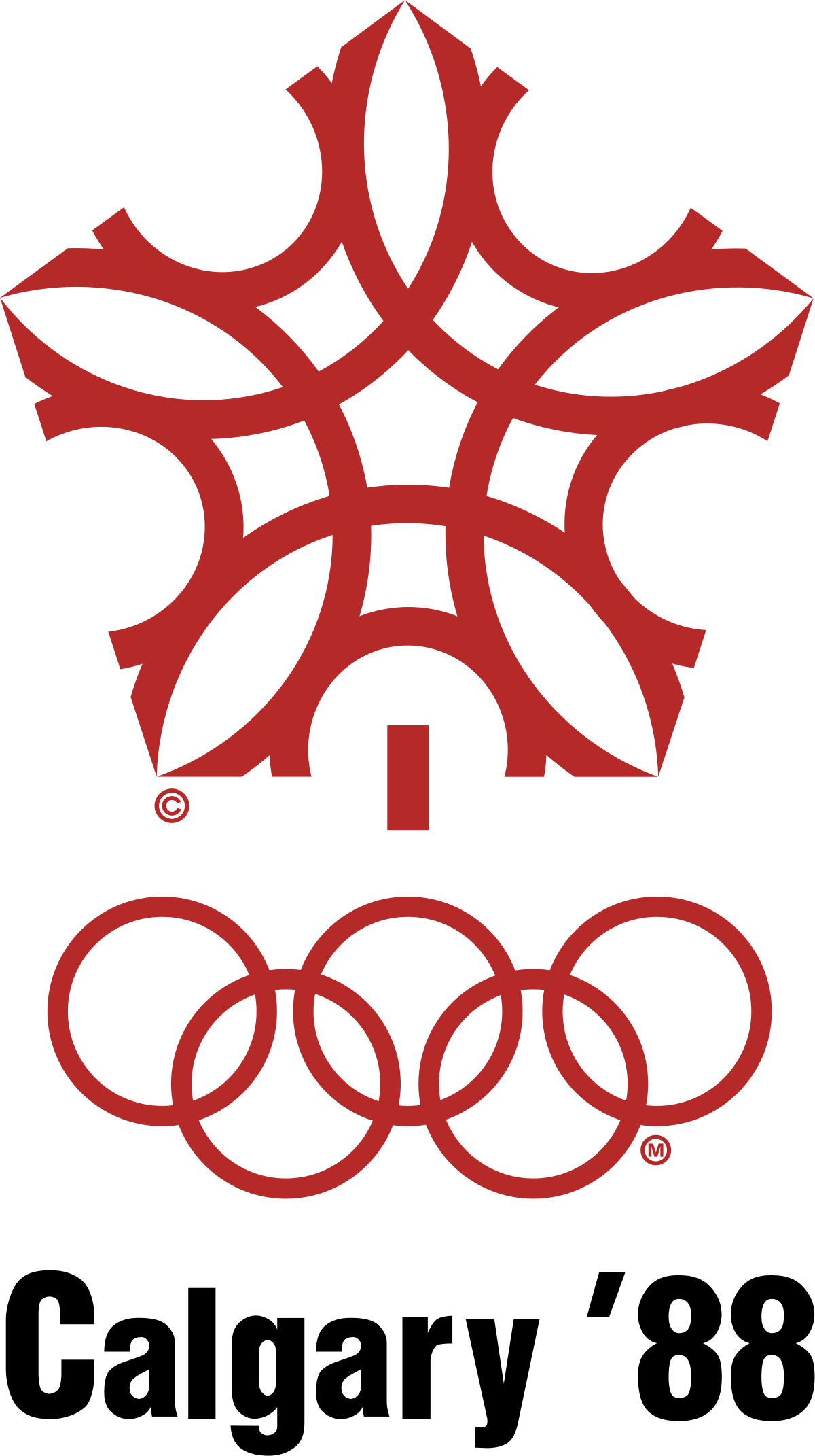 Calgary1988 Winter Olympics Logo