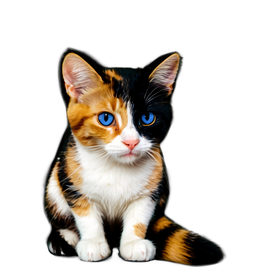 Calico Cat Design Png A