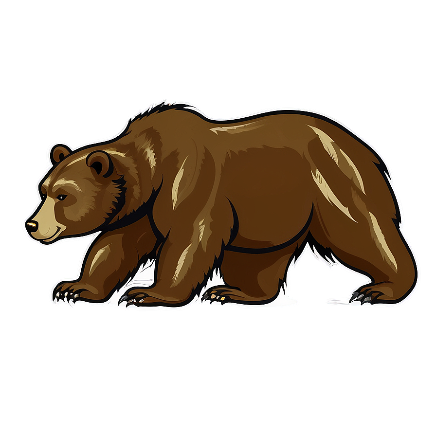 California Grizzly Bear Png 06262024