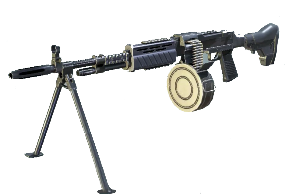 Callof Duty Light Machine Gun Render