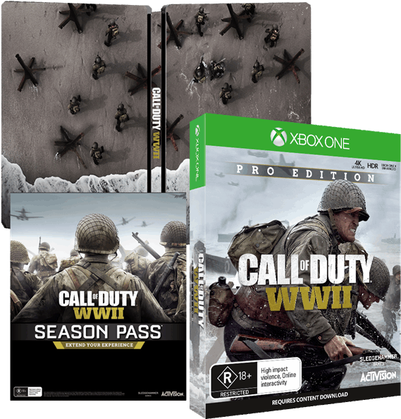 Callof Duty W W I I Season Pass Pro Edition Packaging