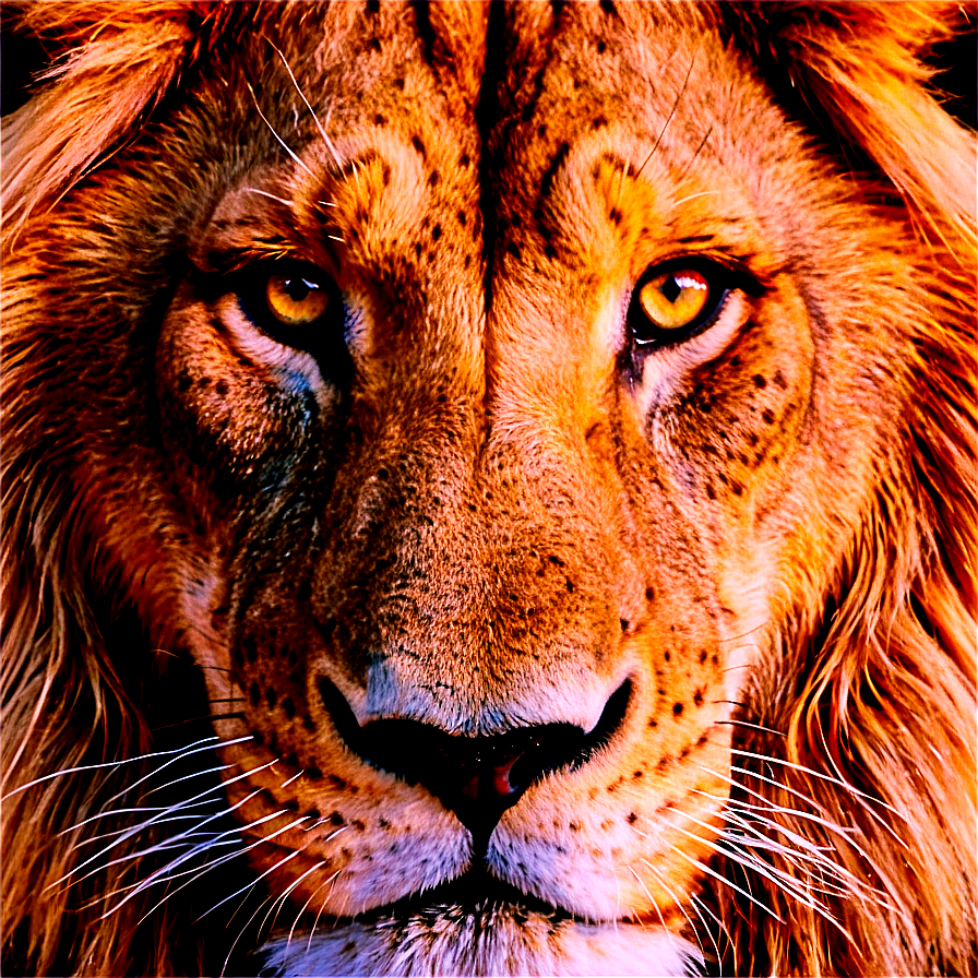 Calm Lion Face Png Myh