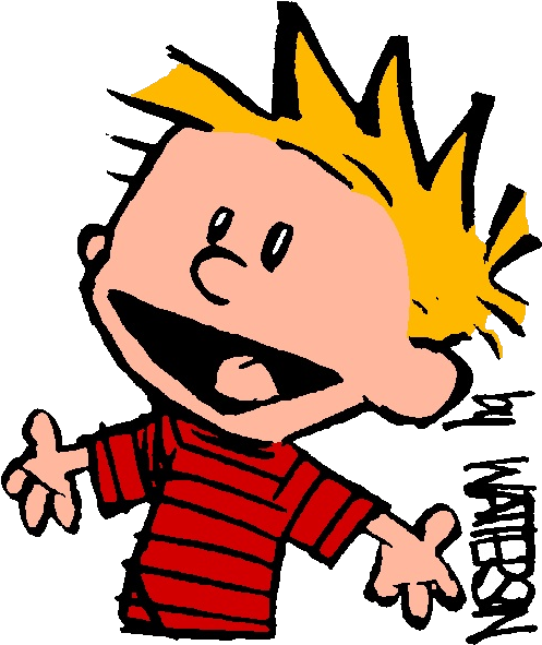 Calvin Excited Expression