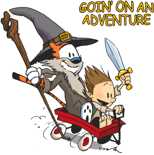 Calvinand Hobbes Adventure Wagon