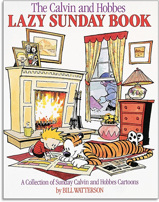 Calvinand Hobbes Lazy Sunday Book Cover